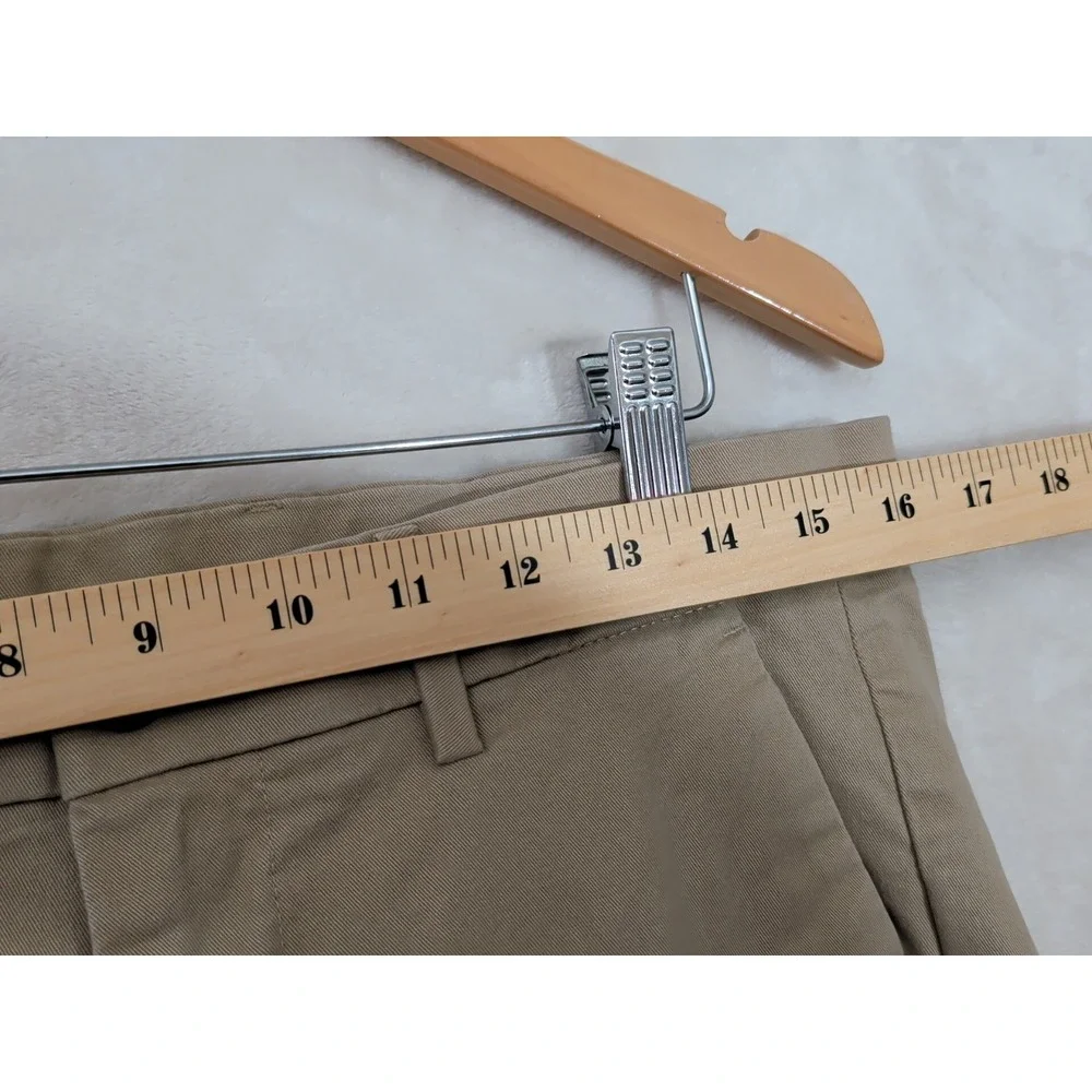 GAP Chino Pants Mens 32x34 Khaki Tan Straight Stretch Business Casual Preppy‎